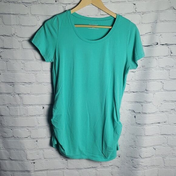 BumpStart Aquamarine Maternity Top - Picture 2 of 8